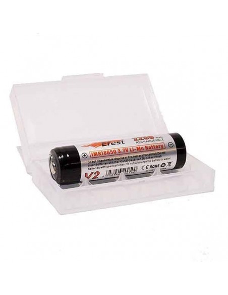 Box plastique pour 2 Accus 18650-1