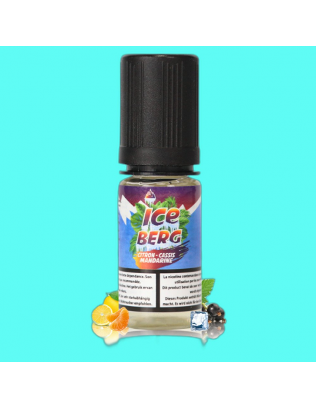 E-liquide Citron Cassis Mandarine Sel de Nicotine Iceberg - O'Jlab
