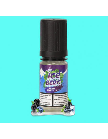 E-liquide Mûre Myrtille Sel de Nicotine Iceberg - O'Jlab