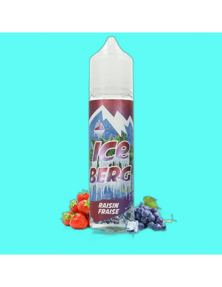 E-liquide Raisin Fraise 50ml Iceberg - O'Jlab