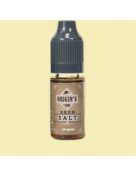 E-liquide Brun Sel de Nicotine Origin's - Flavour Power
