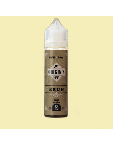 E-liquide Brun 50ml Origin's -...