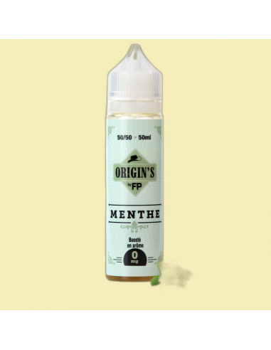 E-liquide Menthe 50ml Origin's -...