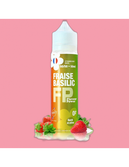 E-liquide Fraise Basilic 50ml - Flavour Power