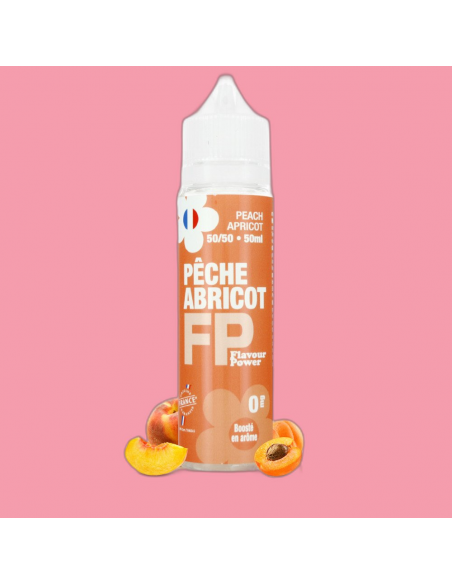 E-liquide Pêche Abricot 50ml - Flavour Power