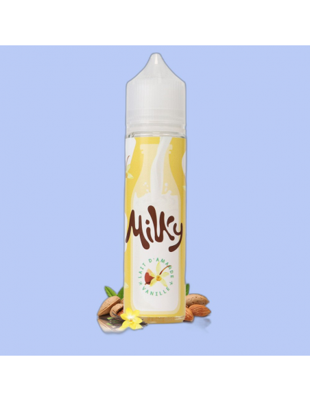 E-liquide Lait d'Amande Vanille 50ml Milky - LCQV